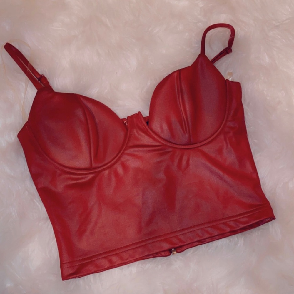 Burgundy Bustier